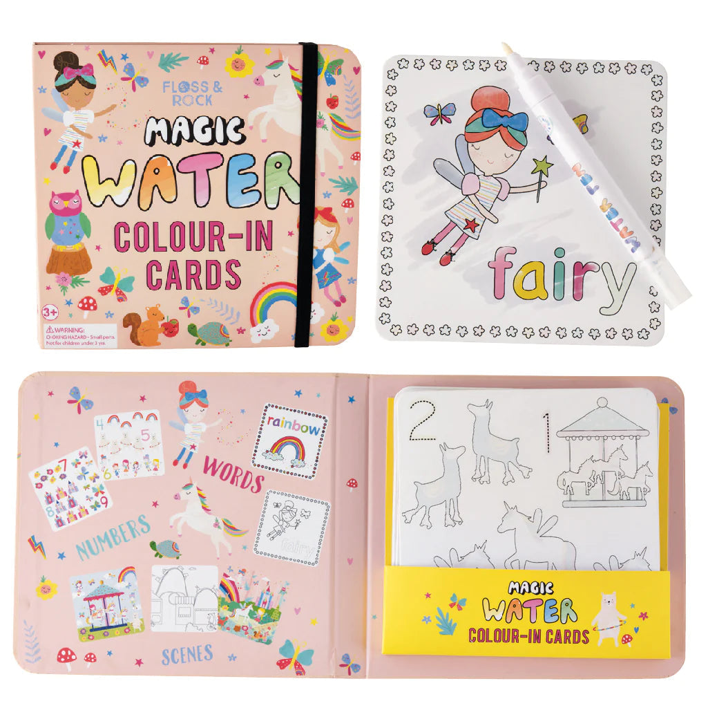 Coloriage à l'eau - Fée-Floss & Rock-Super Châtaigne-Collages & Coloriages : Product type