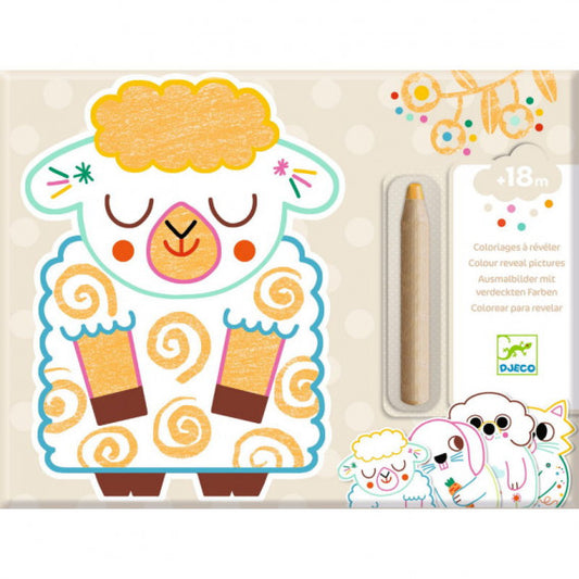 Coloriages à révéler | Animaux familiers