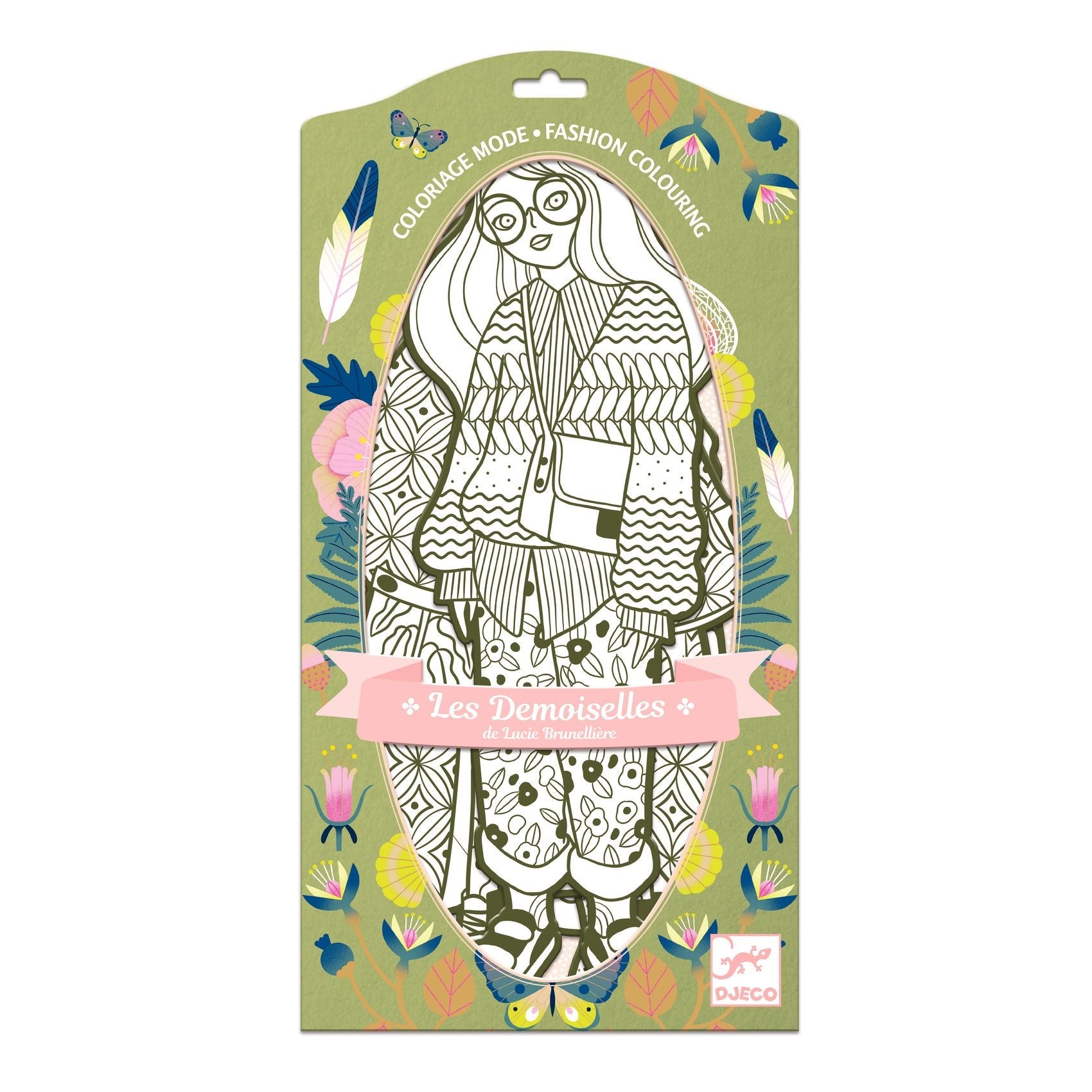 Coloriages géants | Mode Bowie-Djeco-Super Châtaigne-Collages & Coloriages : Product type