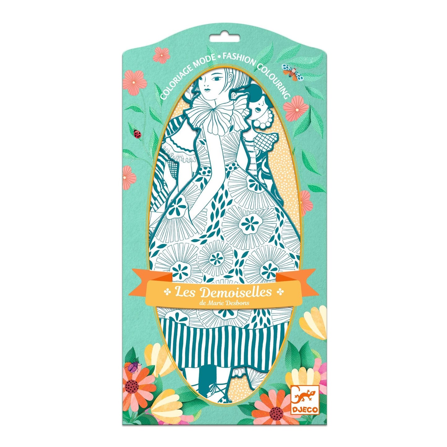 Coloriages géants | Mode Rebekka-Djeco-Super Châtaigne-Collages & Coloriages : Product type