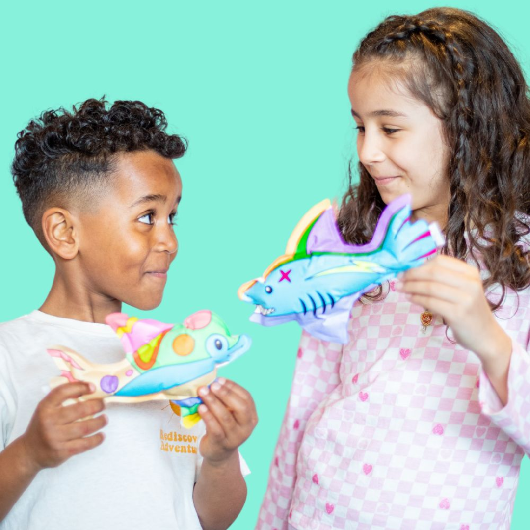 Coloriages gonflables 3D | Requin & dauphin-Ara Creative-Super Châtaigne-Collages & Coloriages : Product type