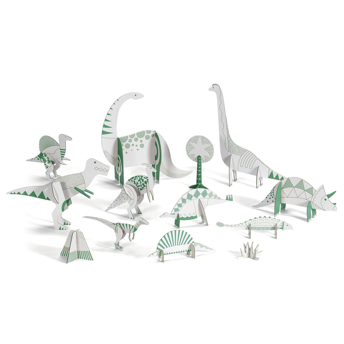 Colorie Assemble Joue | Dinosaures-Djeco-Super Châtaigne-Création & Fabrication : Product type
