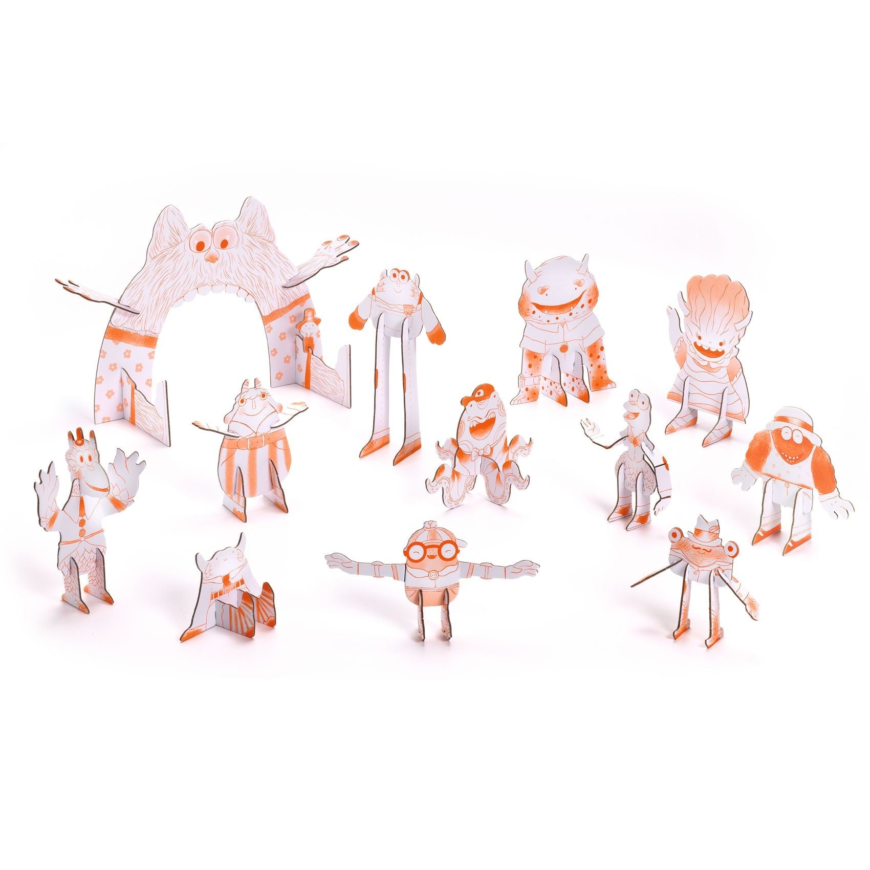Colorie Assemble Joue | Monstres-Djeco-Super Châtaigne-Création & Fabrication : Product type
