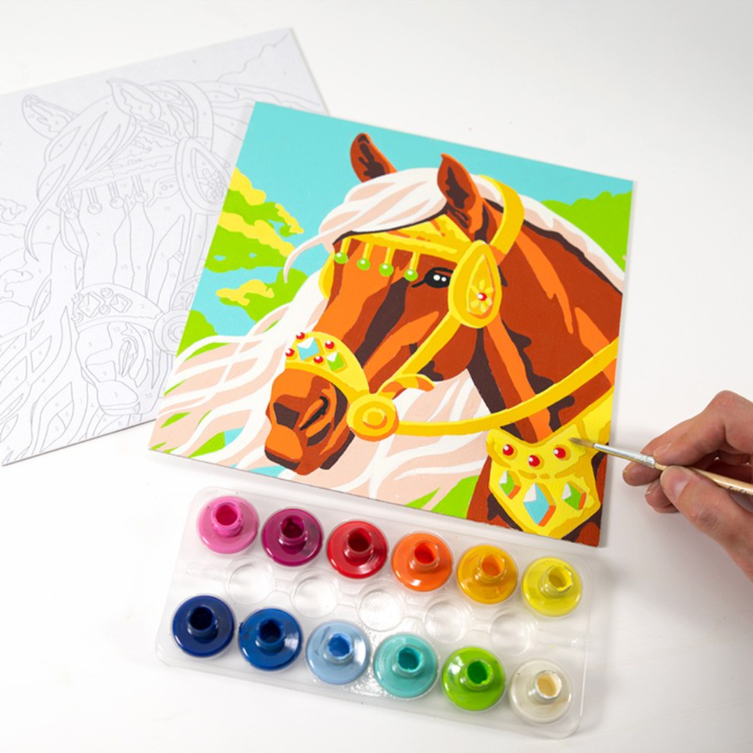 Colorizzy | Chevaux-Sentosphère-Super Châtaigne-Collages & Coloriages : Product type