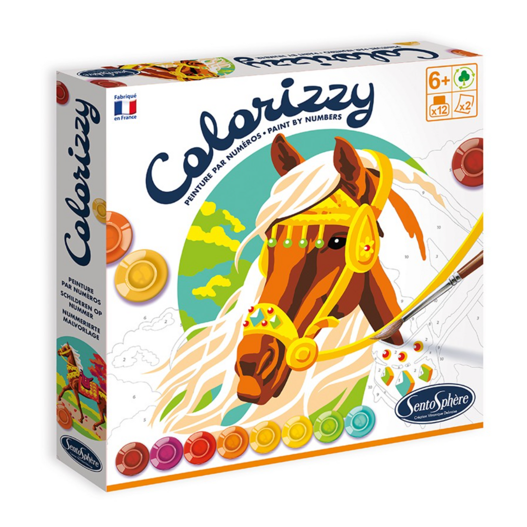 Colorizzy | Chevaux-Sentosphère-Super Châtaigne-Collages & Coloriages : Product type