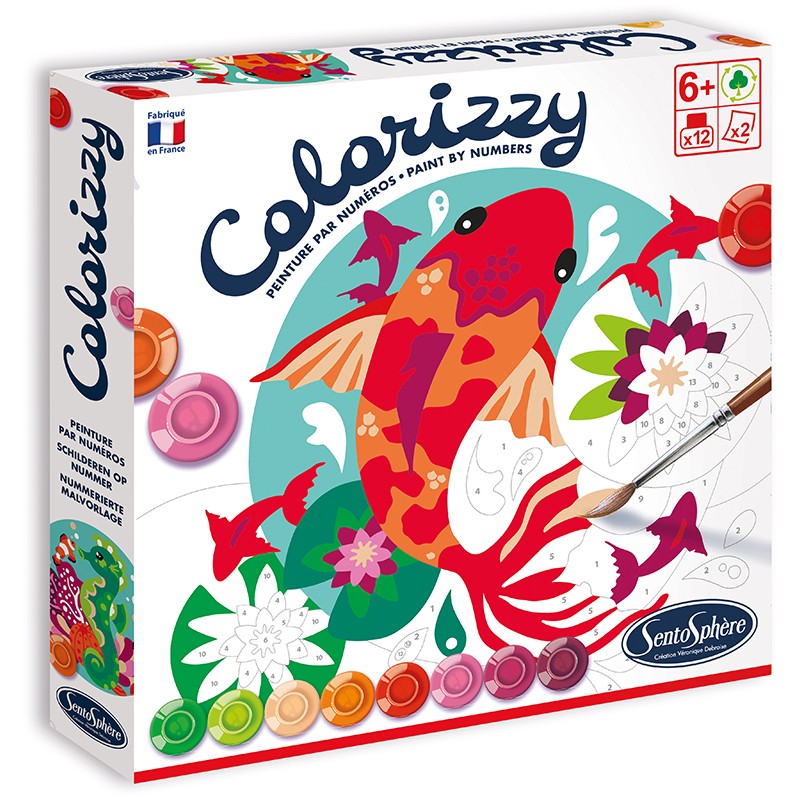 Colorizzy | Fonds marins-Sentosphère-Super Châtaigne-Collages & Coloriages : Product type