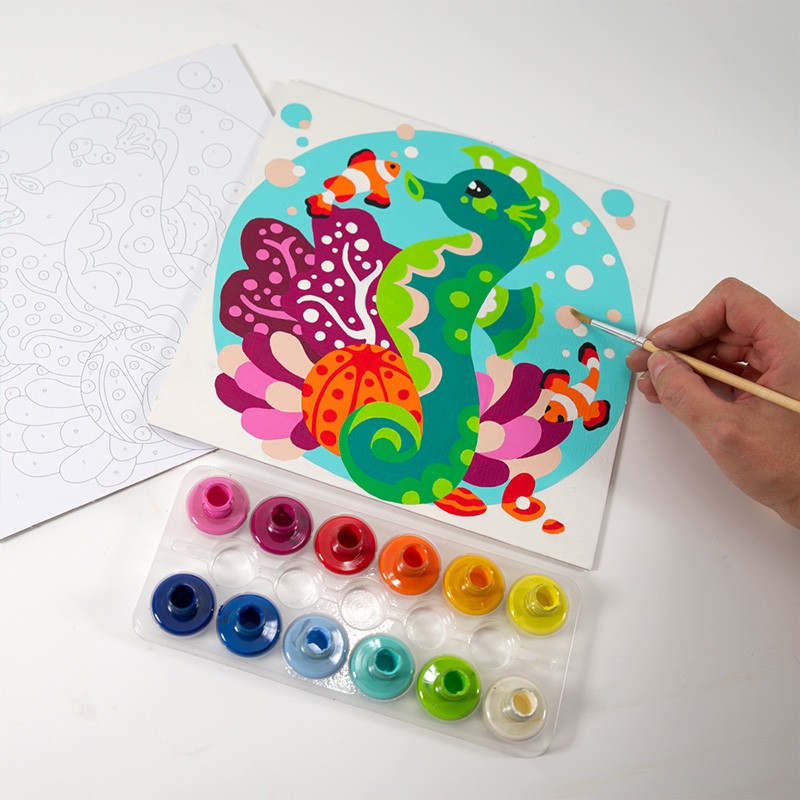 Colorizzy | Fonds marins-Sentosphère-Super Châtaigne-Collages & Coloriages : Product type