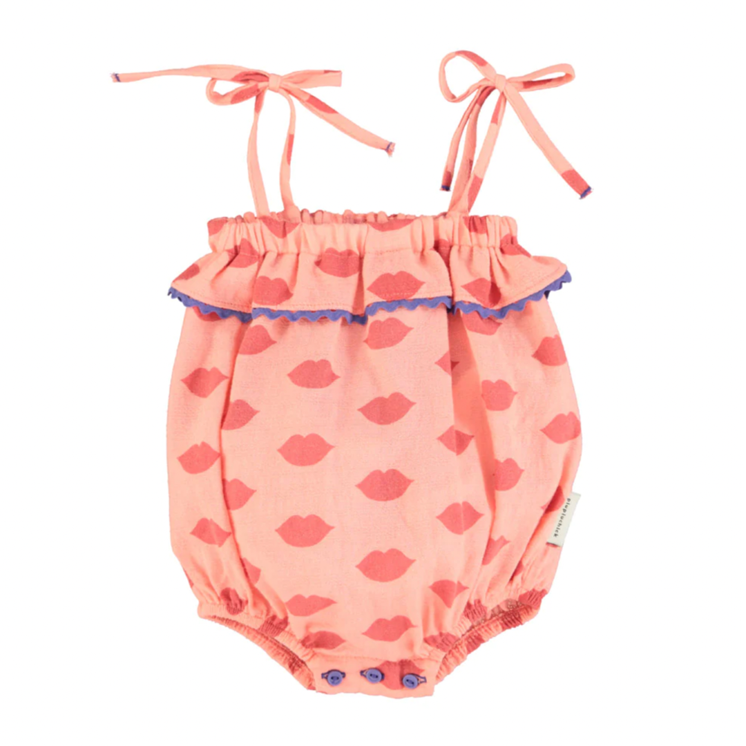 Combi courte ROMPER | Bouches-Piu Piu Chick-Super Châtaigne-Shorts & Combinaisons : Product type