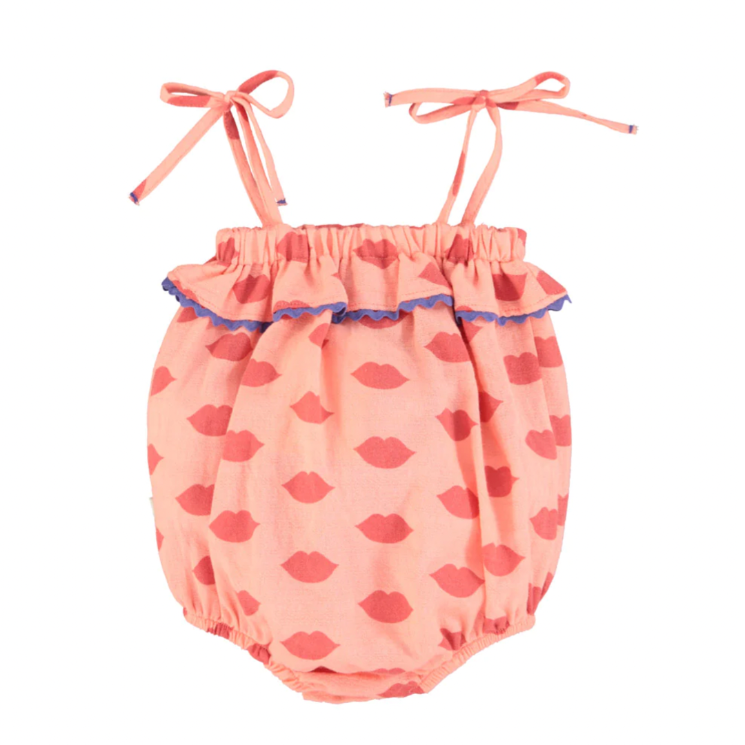 Combi courte ROMPER | Bouches-Piu Piu Chick-Super Châtaigne-Shorts & Combinaisons : Product type