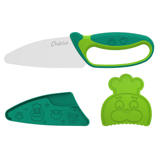 Couteau vert enfant-Chefclub-Super Châtaigne-Cuisine et Jardinage : Product type