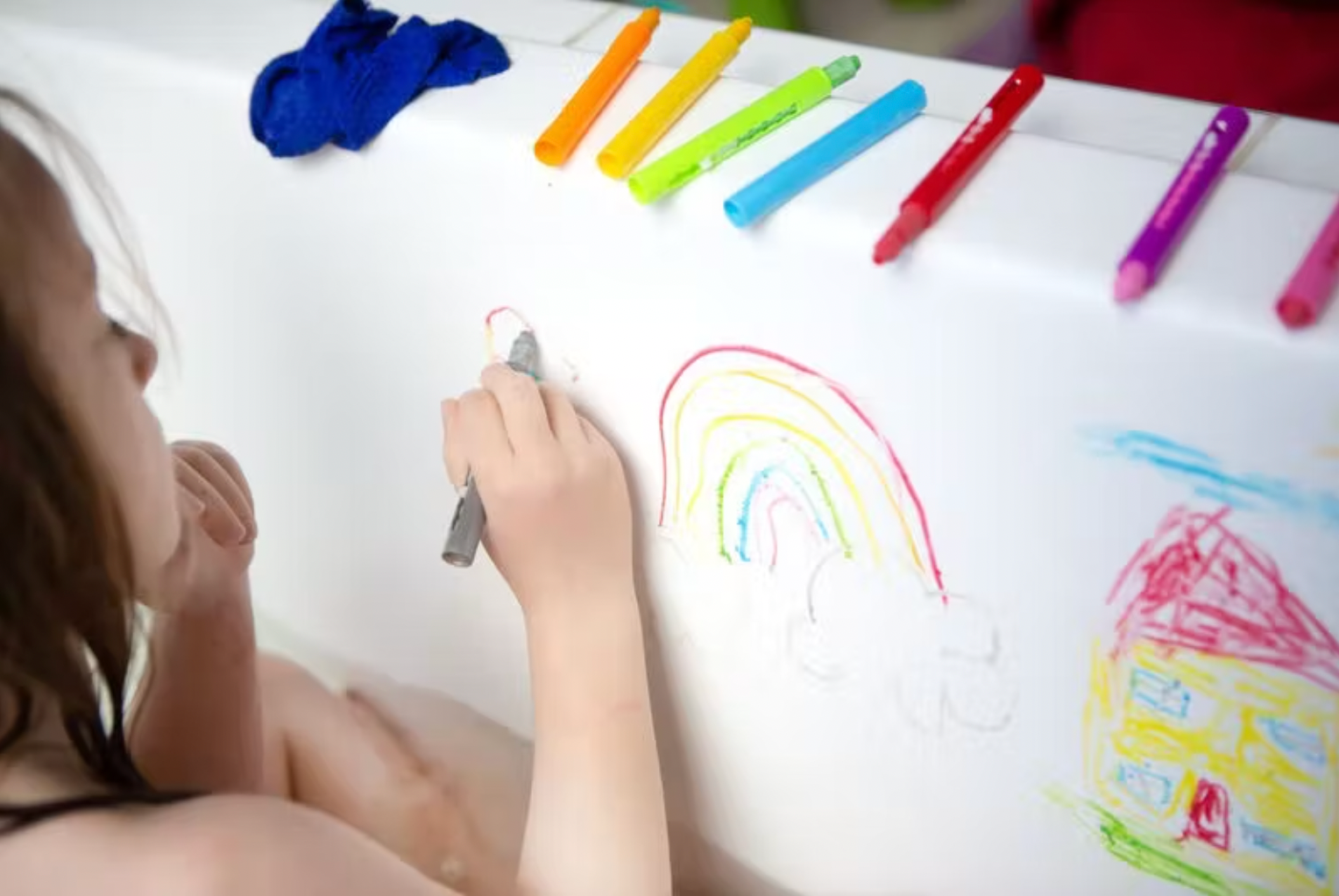 Crayons de couleurs - Bain et vitres-Tiger Tribe-Super Châtaigne-Bain : Product type