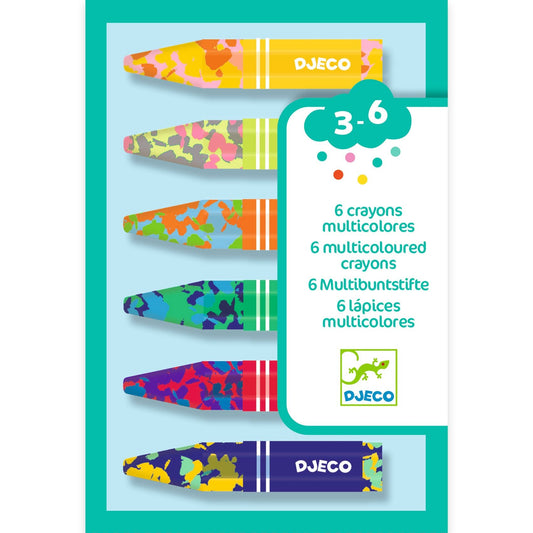 Crayons | Mines multicolores-Djeco-Super Châtaigne-Matériel : Product type
