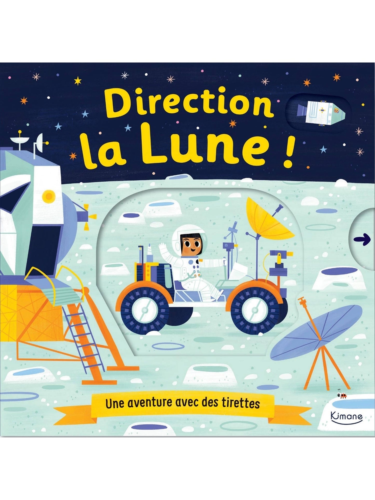 Direction la lune !-Kimane Éditions-Super Châtaigne-Livres & Cie : Product type