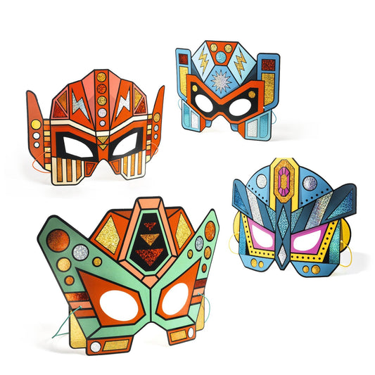 DIY l Masques Super Robots-Djeco-Super Châtaigne-Création & Fabrication : Product type