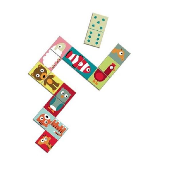 Domino puzzle-Djeco-Super Châtaigne-Jeux de société : Product type