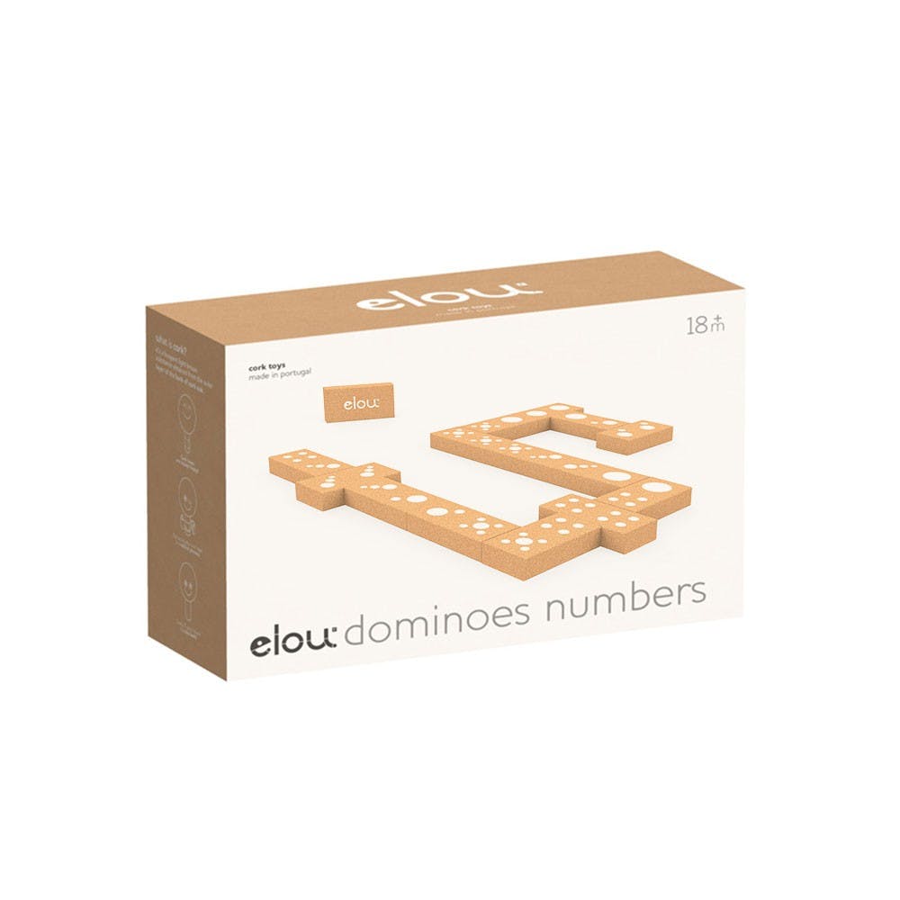 Dominos en liège-Elou-Super Châtaigne-Jeux de société : Product type