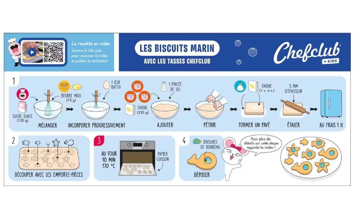 Emporte pièces - Biscuits marins-Chefclub-Super Châtaigne-Cuisine et Jardinage : Product type