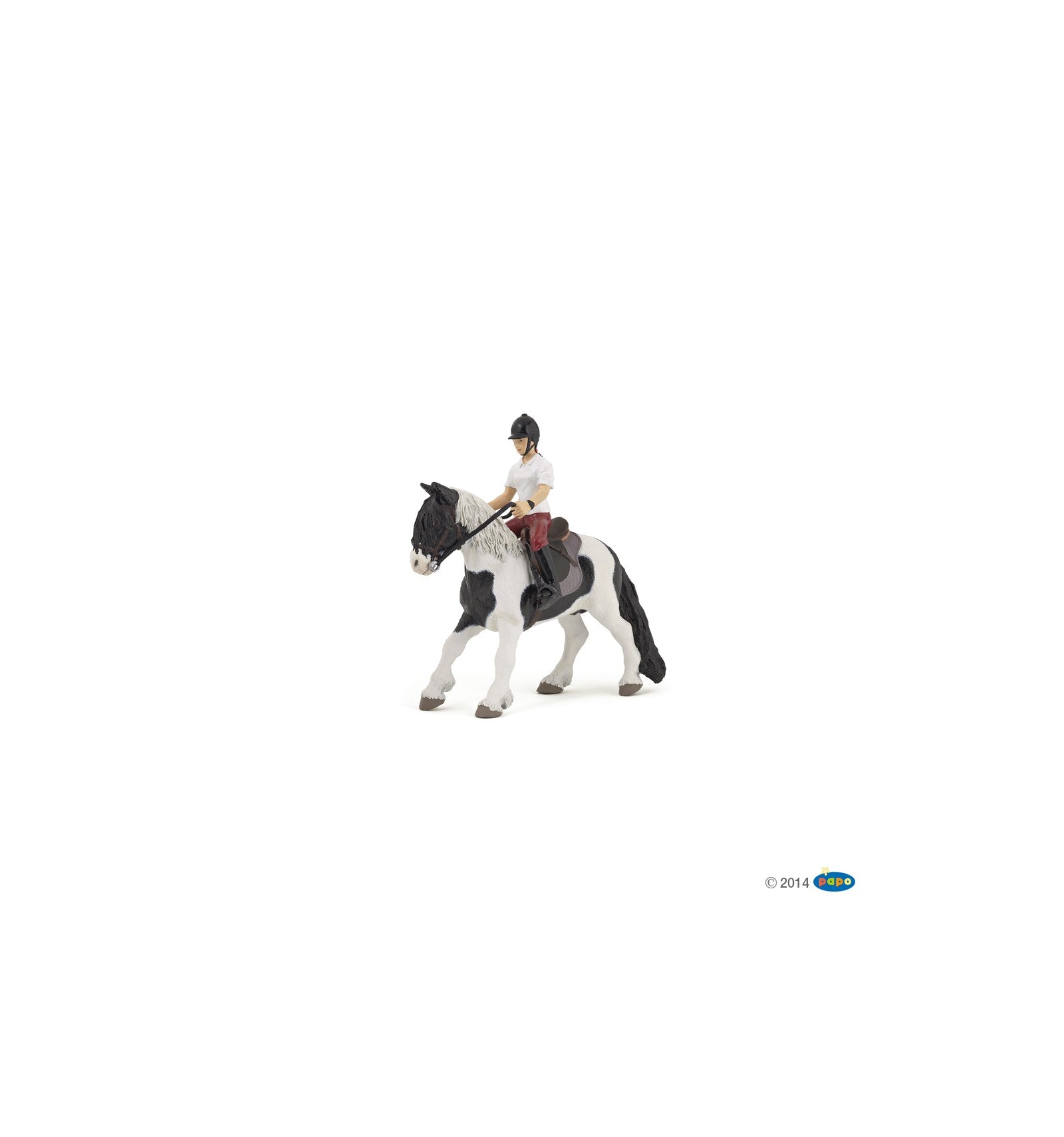 Figurine - Mini PLUS Ferme (Tube, 12 figurines)-Papo-Super Châtaigne-Imitation : Product type