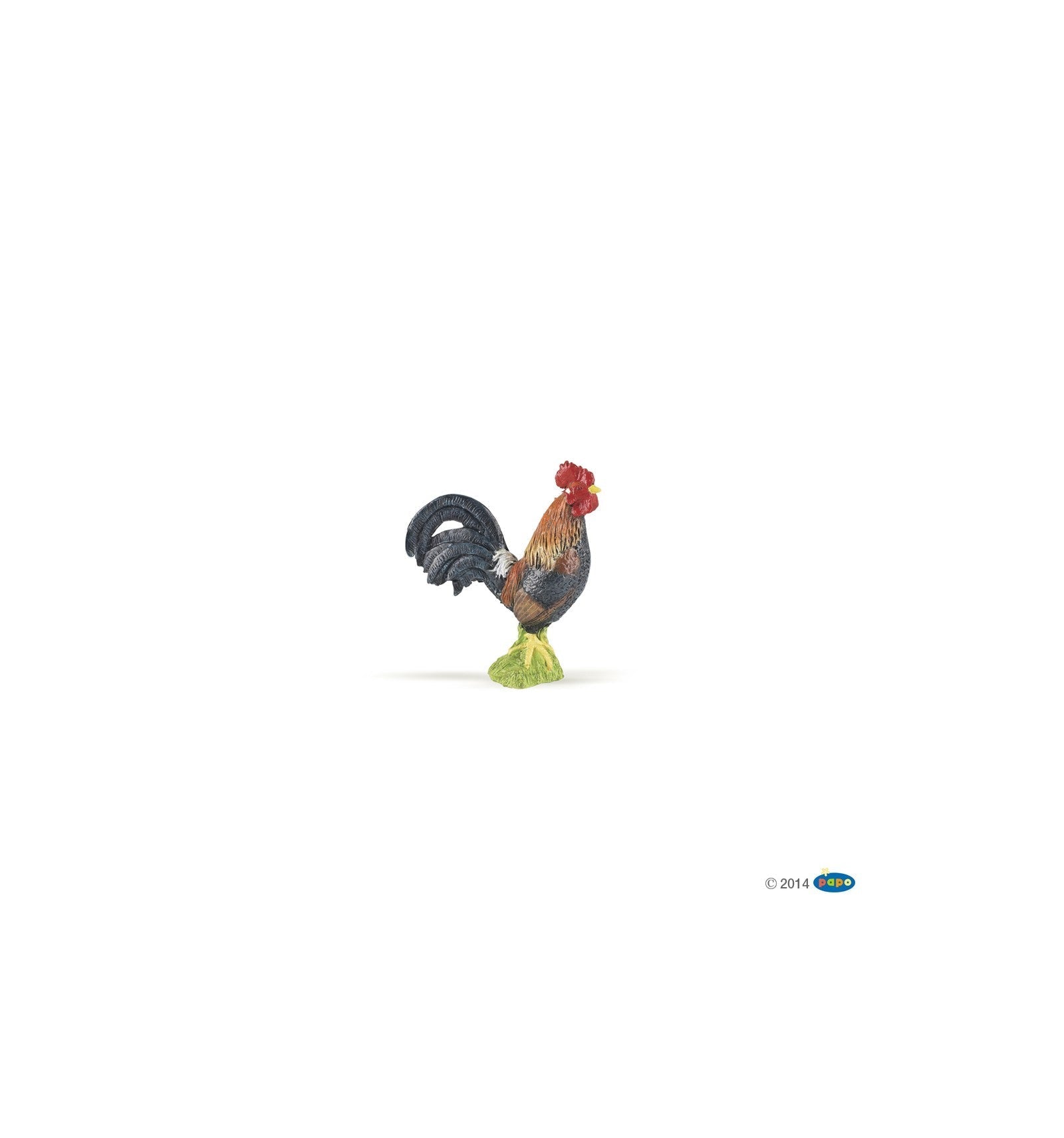 Figurine - Mini PLUS Ferme (Tube, 12 figurines)-Papo-Super Châtaigne-Imitation : Product type