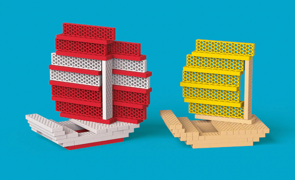 Fun Box | 200 briques-Bioblo-Super Châtaigne-Puzzle : Product type