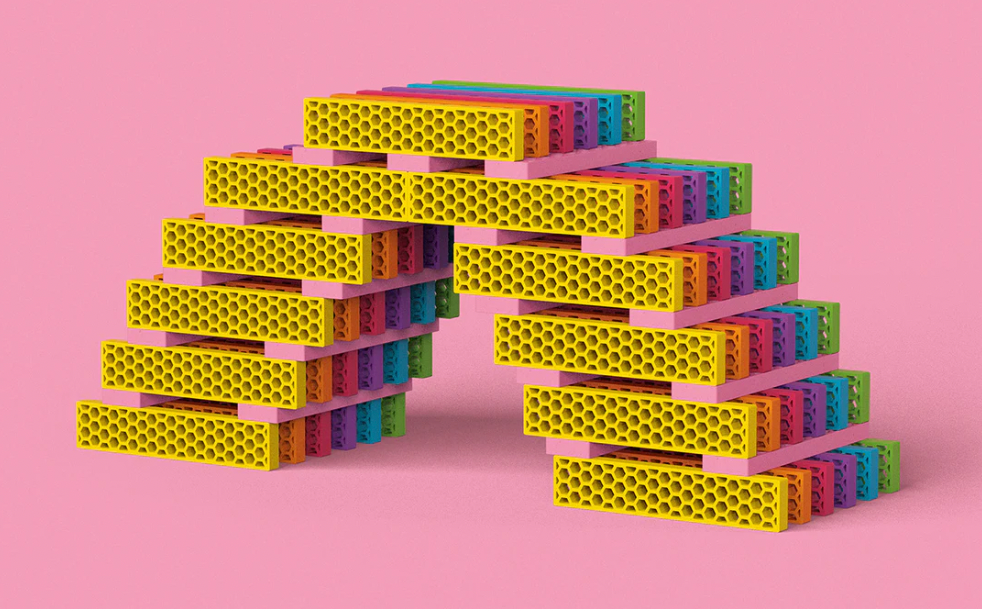 Fun Box | 200 briques-Bioblo-Super Châtaigne-Puzzle : Product type