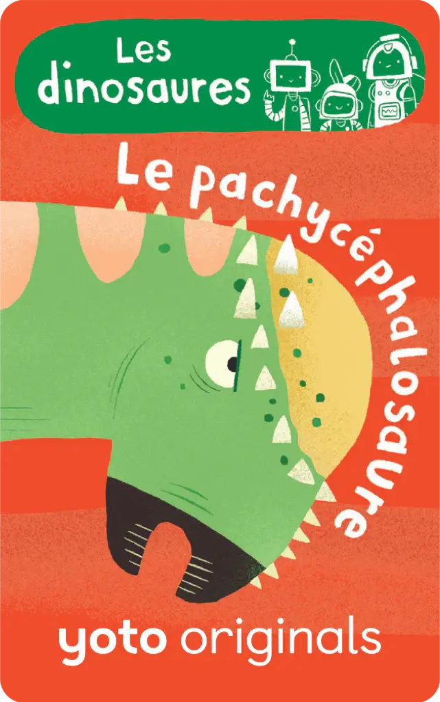 Cartes Yoto | Explorobots : Les dinosaures