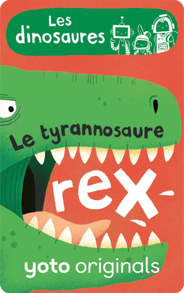 Cartes Yoto | Explorobots : Les dinosaures