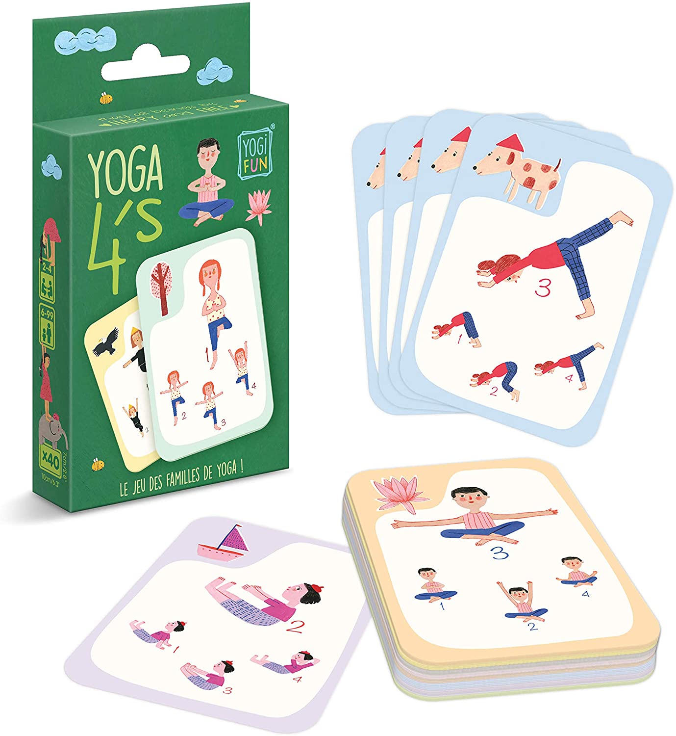Initiation au yoga - Jeu des familles du yoga-Buki-Super Châtaigne-Jeux de société : Product type