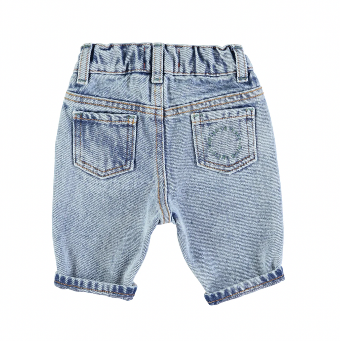 Jean | Délavé-Piu Piu Chick-Super Châtaigne-Pantalons, Leggins & Jeans : Product type