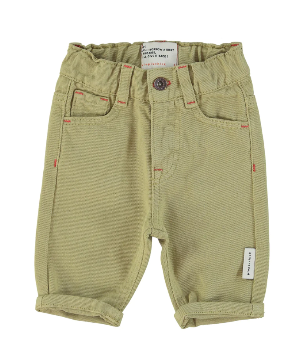 Jean | Kaki-Piu Piu Chick-Super Châtaigne-Pantalons, Leggins & Jeans : Product type