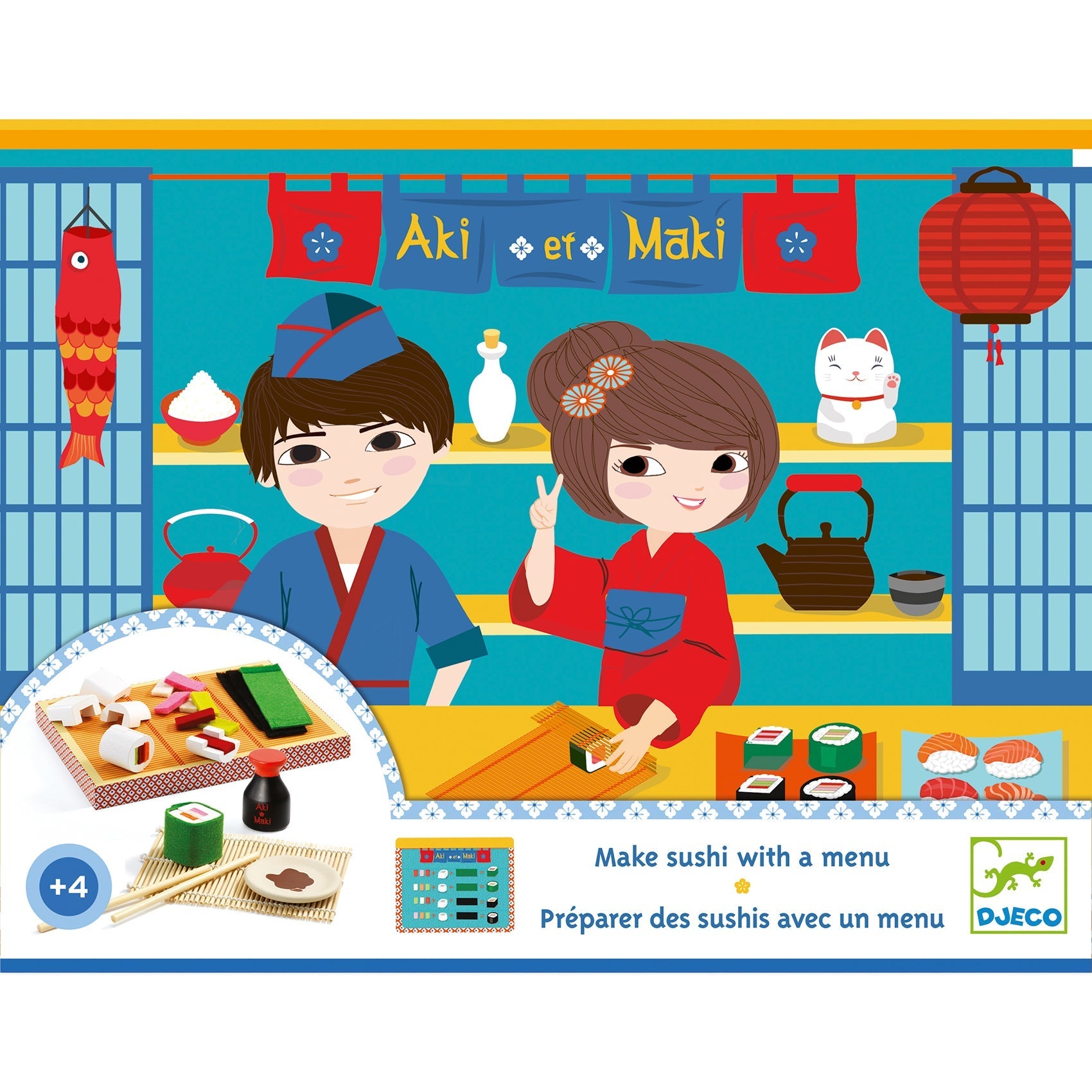 Jeu d'imitation | Aki et Maki- Sushis-Djeco-Super Châtaigne-Imitation : Product type