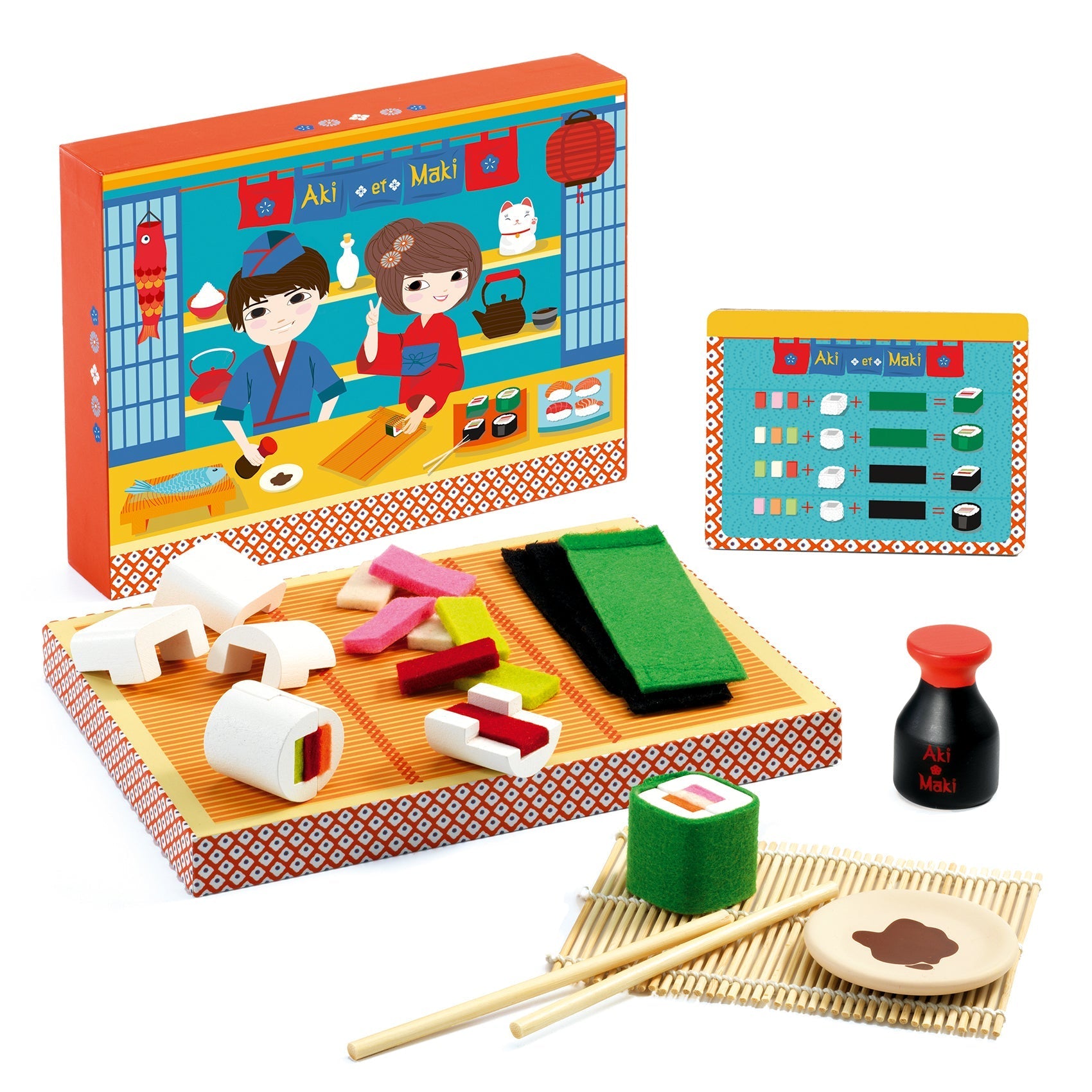 Jeu d'imitation | Aki et Maki- Sushis-Djeco-Super Châtaigne-Imitation : Product type