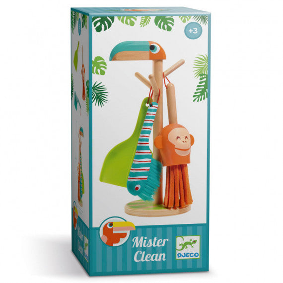 Jeu d'imitation | Mister Clean - Set ménage-Djeco-Super Châtaigne-Imitation : Product type