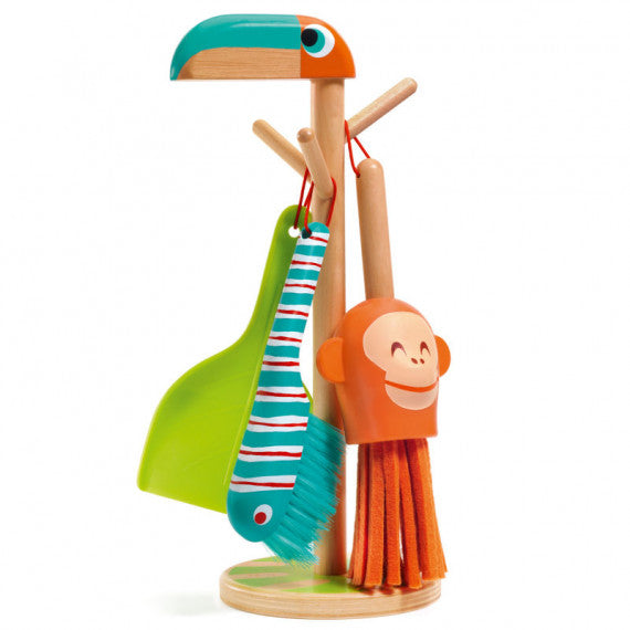 Jeu d'imitation | Mister Clean - Set ménage-Djeco-Super Châtaigne-Imitation : Product type