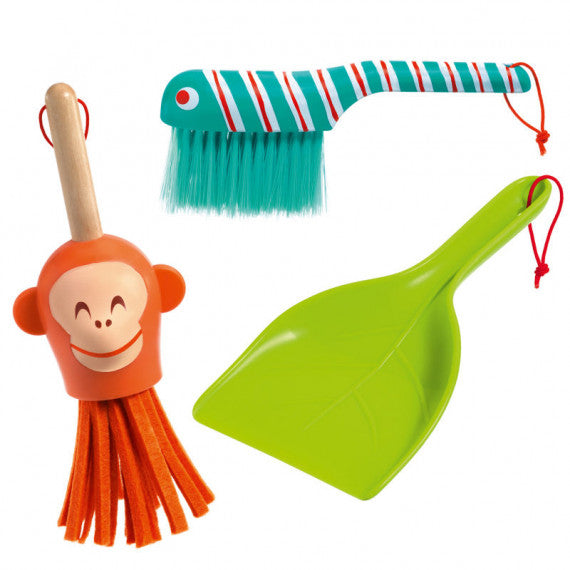 Jeu d'imitation | Mister Clean - Set ménage-Djeco-Super Châtaigne-Imitation : Product type