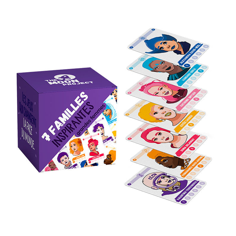 Jeu de 7 familles - Femmes inspirantes-Topla-Super Châtaigne-Jeux de société : Product type