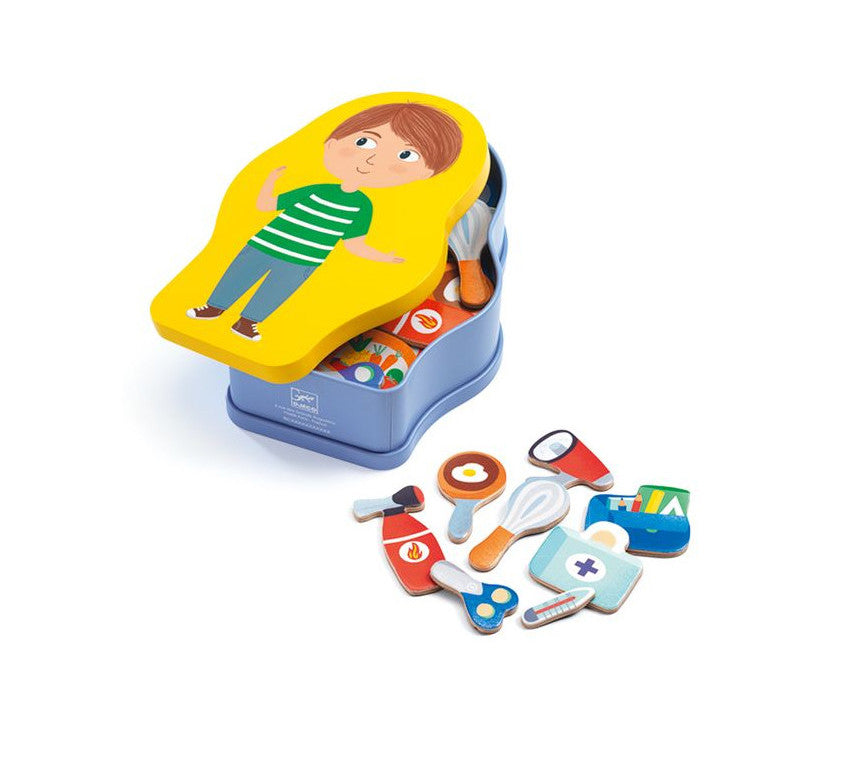 Jeu magnétique | Jobissimo-Djeco-Super Châtaigne-Jeux éducatifs : Product type