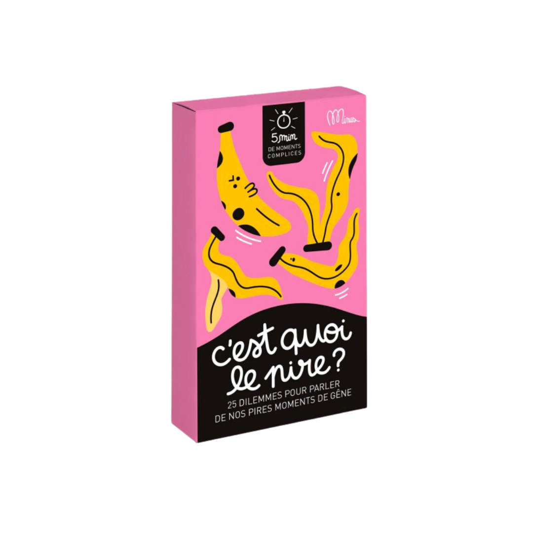Jeu pour discuter | C'est quoi le pire ?-Minus Éditions-Super Châtaigne-Jeux de société : Product type
