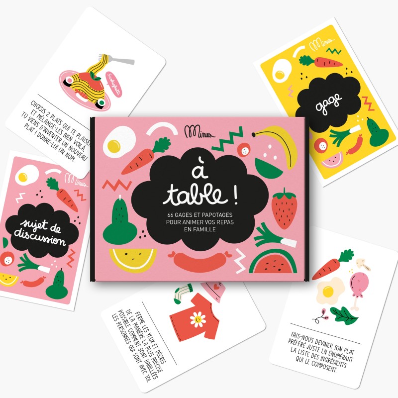 Kit de discussion en famille - A table !-Minus Éditions-Super Châtaigne-Jeux de société : Product type