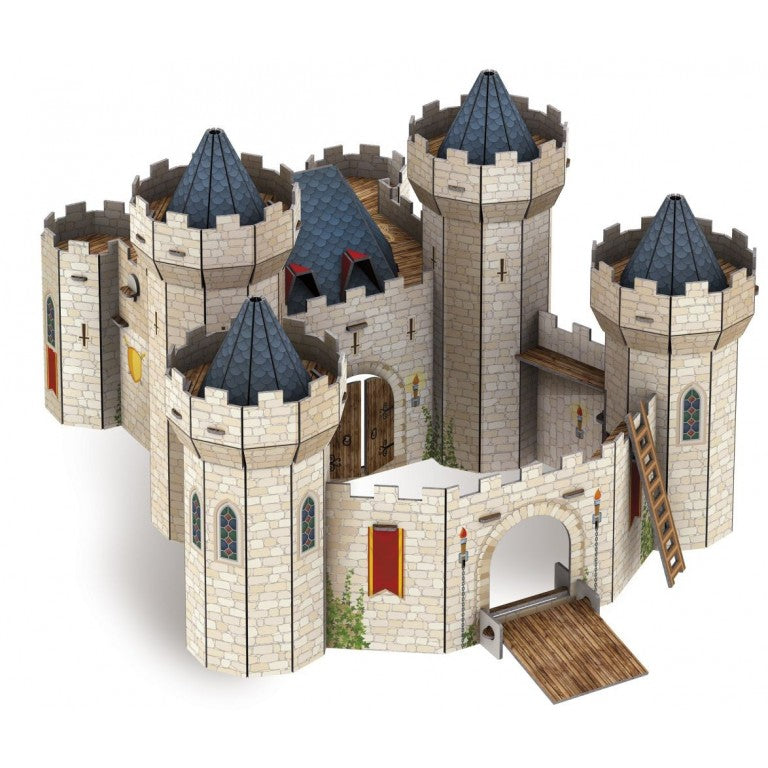 Le château fort 3D-Sassi-Super Châtaigne-Jeux éducatifs : Product type