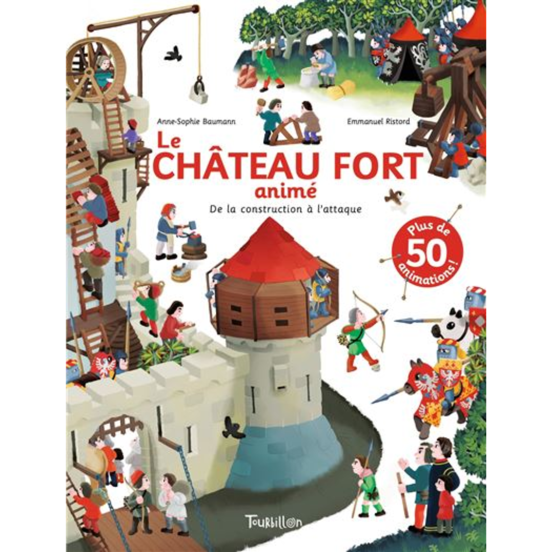 Le Château fort animé | De la construction à l'attaque-Milan-Super Châtaigne-Livres & Cie : Product type