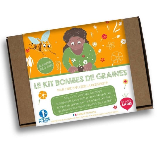 Le kit bombes à graines-Les Petits Radis-Super Châtaigne-Cuisine et Jardinage : Product type