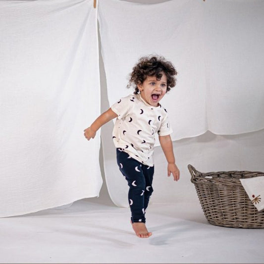 Legging | Marine lune-Organic Zoo-Super Châtaigne-outlet : Product type