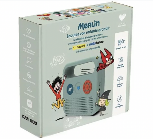 Merlin | Enceinte pour enfants-Merlin-Super Châtaigne-Livres & Cie : Product type