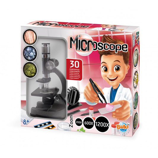 Microscope - 30 expériences-Buki-Super Châtaigne-Jeux éducatifs : Product type