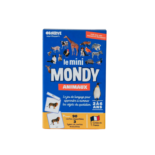 Mini Mondy | Animaux-Observe Montessori-Super Châtaigne-Jeux éducatifs : Product type