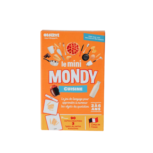 Mini Mondy | Cuisine & Aliments-Observe Montessori-Super Châtaigne-Jeux éducatifs : Product type