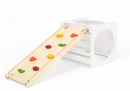 Module de motricité - Rampe toboggan/mûr d'escalade-Kate Haa-Super Châtaigne-Jeux éducatifs : Product type