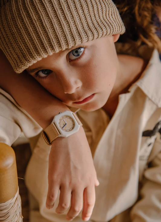 Montre pour enfant - Sand beige-Mini Kyomo-Super Châtaigne-Accessoires : Product type