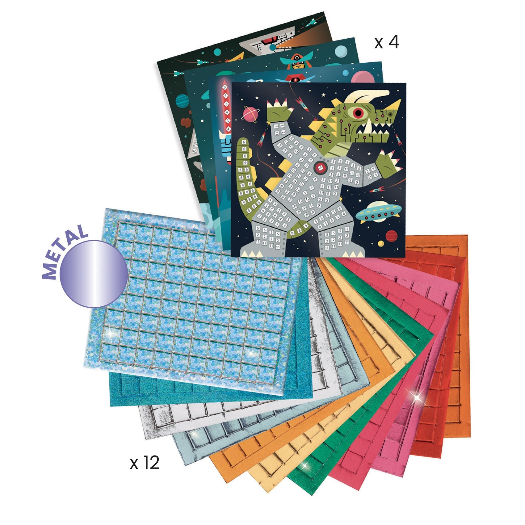 Mosaïques | Space Battle-Djeco-Super Châtaigne-Création & Fabrication : Product type